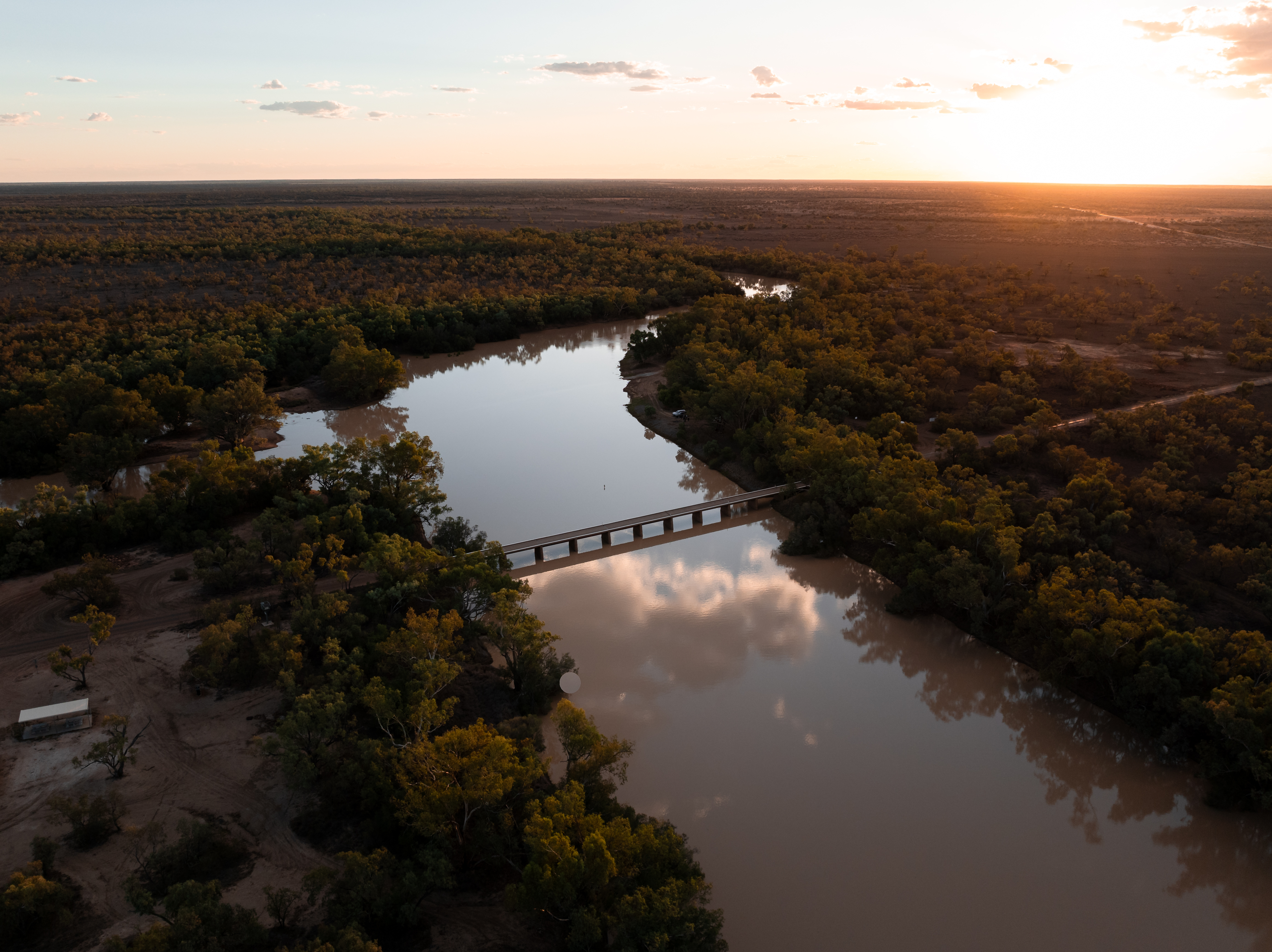 Currareva Waterhole Windorah, Barcoo Shire Council