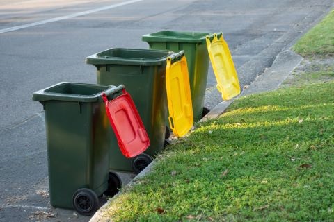 3 types Rubish Bins