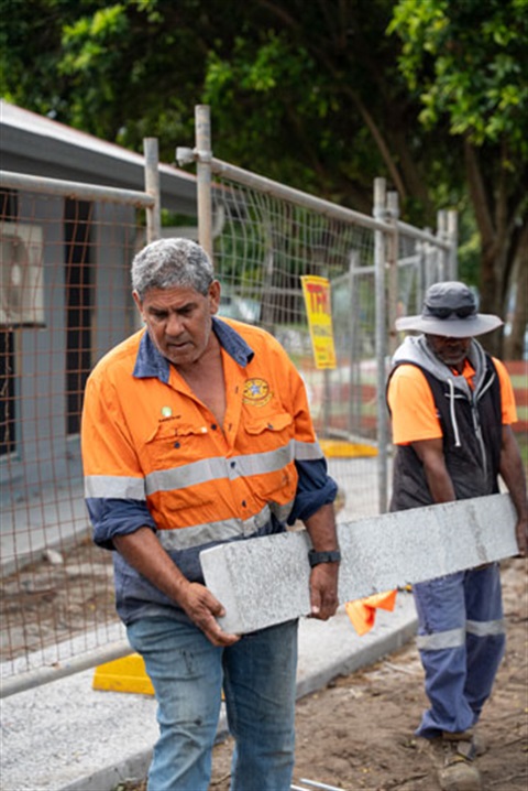 Yarrabah construction workers
