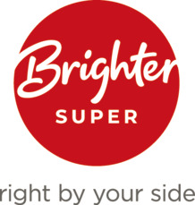 Brighter Super logo with tagline
