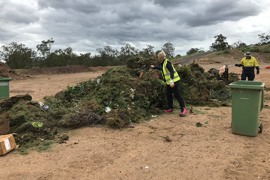Sorting contamination at the Lockyer Valley FOGO trial