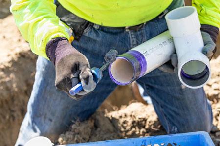 Water infrastructure pvc tradie