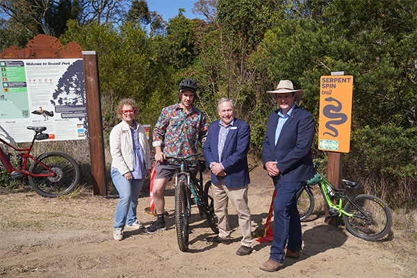 The trails were officially opened in September